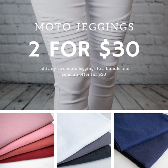 Olive Plus Size Moto Jeggings - Picture 8 of 8